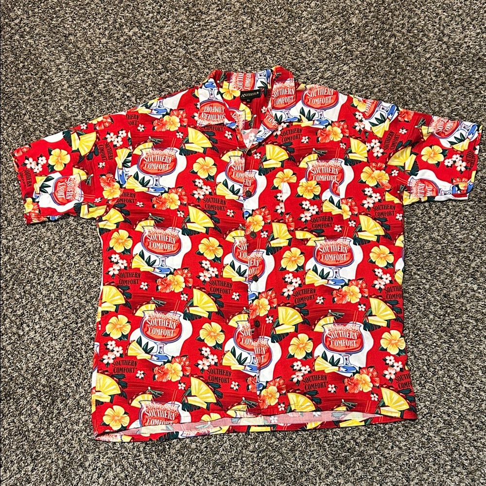 Southern Comfort Hawaiian Shirt mens size XL